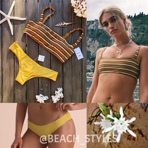 🌴🔆RVCA-BILLABONG-RETRO ROW SINCERELY J BIKINI🔆